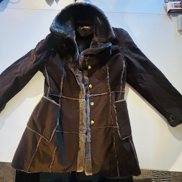 Vintage faux shearling, fur jacket - Picture 1 of 2